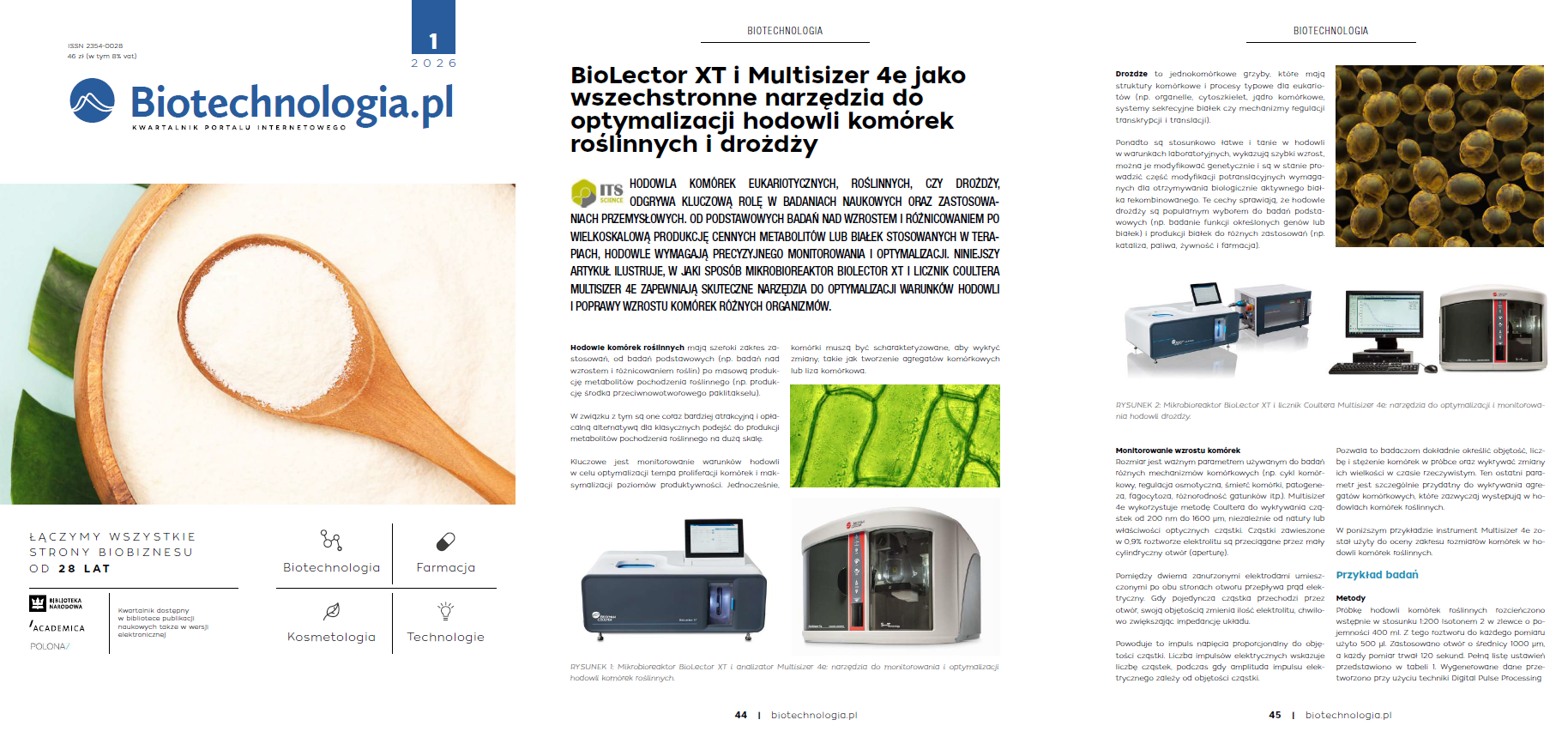Artykuł w biotechnologia.pl Multiser 4e BioLectorXT
