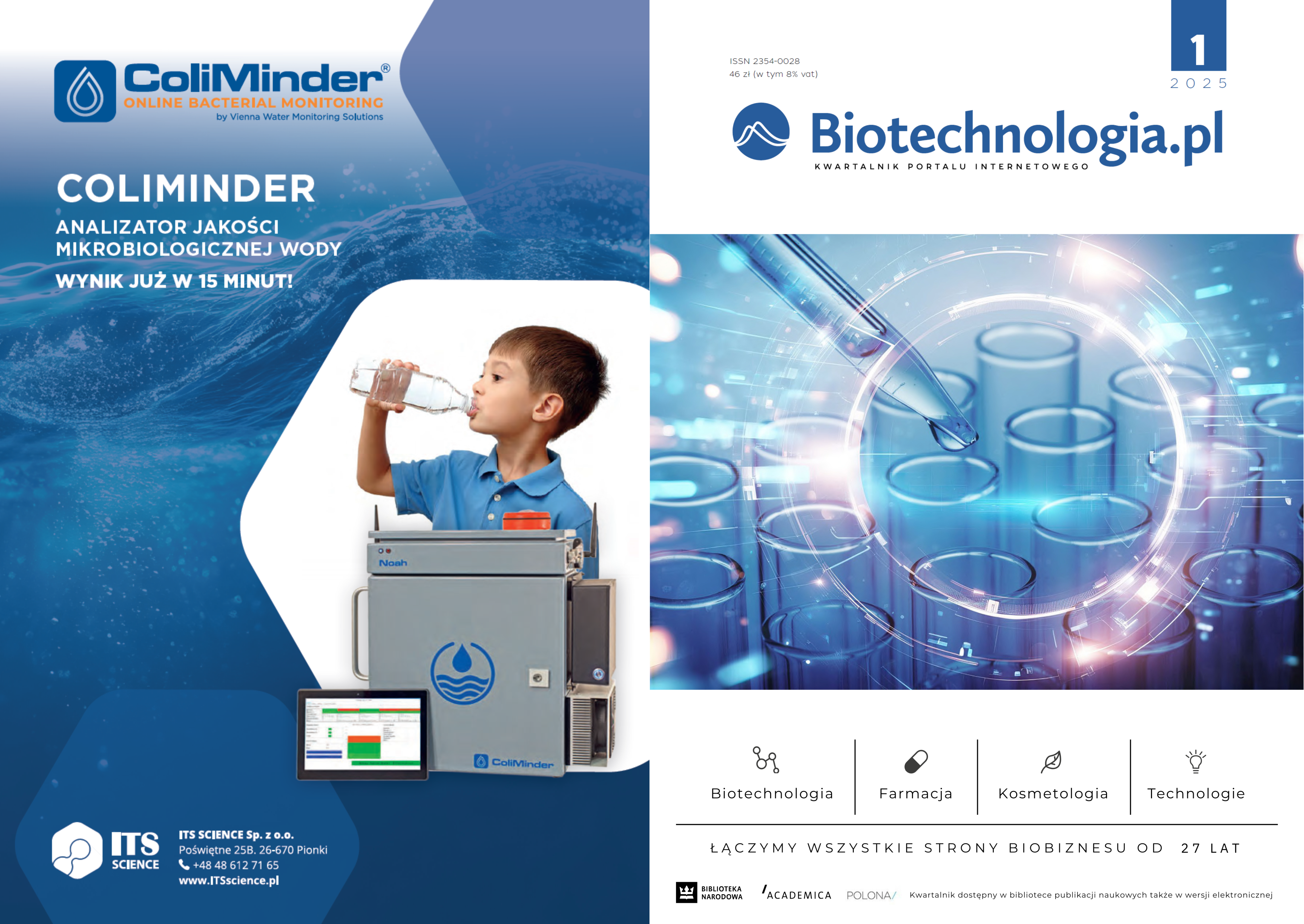 ColiMinder w Biotechnologia.pl 1 2025